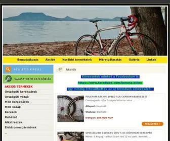 Konuszbikes.hu(Kerékpár) Screenshot