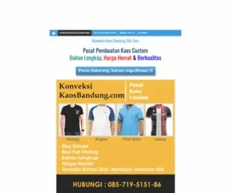 Konveksikaosbandung.com(“Harga murah) Screenshot