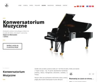 Konwersatoriummuzyczne.pl(Konwersatorium Muzyczne) Screenshot
