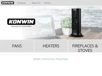 Konwinus.com(Innovation for your Comfort) Screenshot