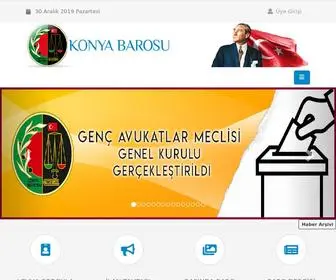 Konyabarosu.org.tr(Konya Barosu Resmi Web Sitesi) Screenshot