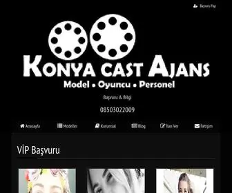 Konyacast.com(Model ajansı) Screenshot