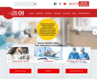 Konyahospital.com(Özel Konya Hospital) Screenshot