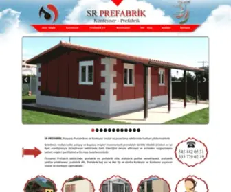 Konyaprefabrikkonteyner.com(SR PREFABRİK) Screenshot