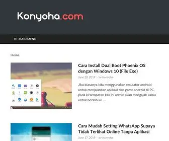Konyoha.com(Tutorial Android dan Komputer) Screenshot
