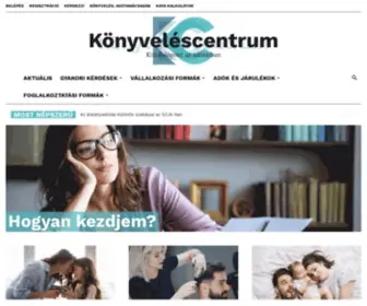 Konyvelescentrum.hu(Kezdőlap) Screenshot