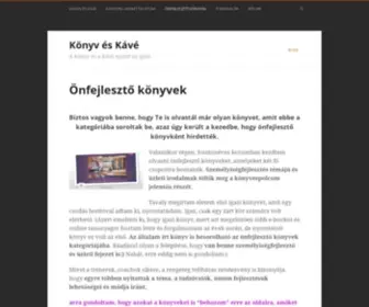 Konyveskave.com(Könyv és Kávé) Screenshot