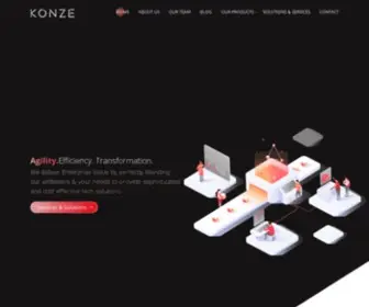 Konze.com(Organizational Strategic Planning and Document Verification) Screenshot