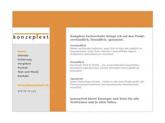 Konzeptext.ch(KonzepText Locher) Screenshot