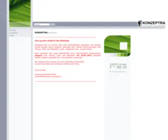 Konzeptra.at(CMS KONZEPTRA full media equipments) Screenshot