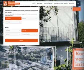 Konzern-Initiative.ch(Home – Konzern) Screenshot