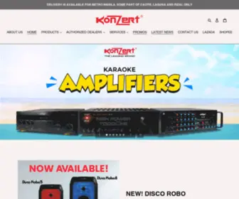 Konzert.com.ph(Konzert Philippines) Screenshot