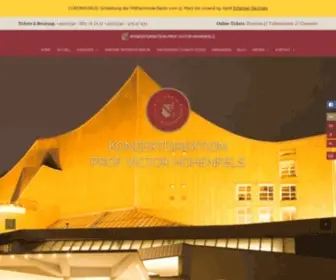 Konzertdirektion-Hohenfels.de Screenshot