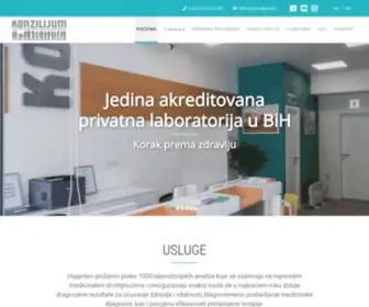 Konzilijum.ba(Laboratorije Medicover Diagnostics) Screenshot