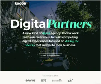 Kooba.ie(Web design) Screenshot