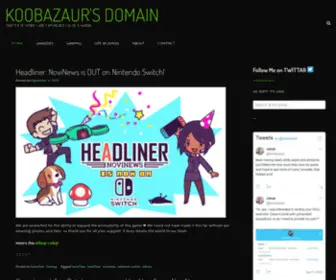 Koobazaur.com(Koobazaur's Domain) Screenshot