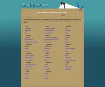 Koodirectory.com(Koo web directory) Screenshot