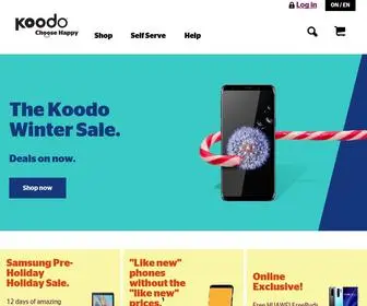 Koodomobile.com(Affordable Cell Phone Plans and Internet Plans) Screenshot