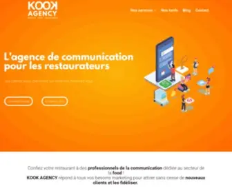 Kook-Agency.fr(Création site web restaurant) Screenshot