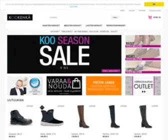 Kookenka.fi(Kengät netistä ja myymälöistä koko perheelle) Screenshot