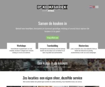 Kookfabriek.nl(Samen de keuken in) Screenshot