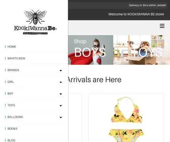 Kookiwannabe.com(Kids Store Online) Screenshot