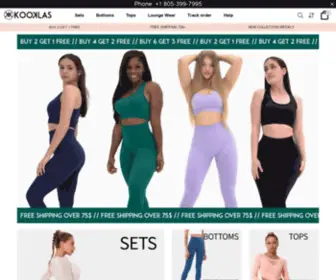 Kooklas.com(Quality Activewear at the price you deserve) Screenshot