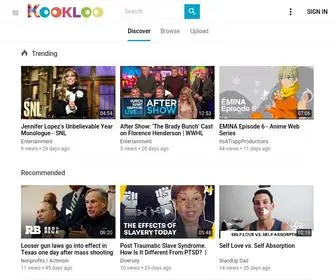 Kookloo.com(Video Sharing Discovery) Screenshot