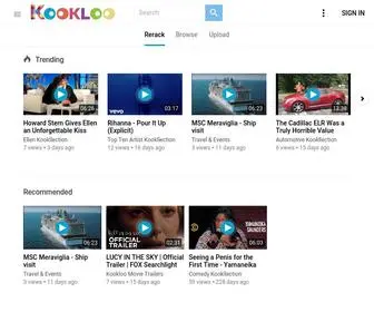 Kookloobetaform.com(Video Sharing Retooled) Screenshot