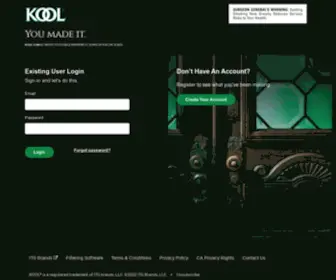 Kool.com(Official Site of Kool Cigarettes) Screenshot