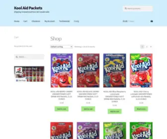 Koolaidpackets.ca(Kool Aid Packets Canada) Screenshot