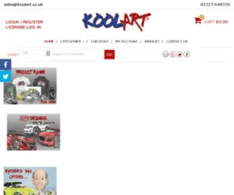 Koolart.co.uk(Kartoon Cartoon Cars Bikes Vehicles) Screenshot