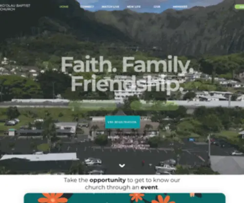 Koolaubc.org(Koolau Baptist Church) Screenshot