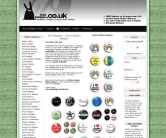 Koolbadges.co.uk(Kool Badges) Screenshot