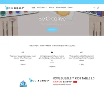 Koolbubble.com(KIDS TABLE 2.0) Screenshot