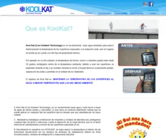 Koolkat.com.mx(Fabricante de Recubrimiento Térmico) Screenshot