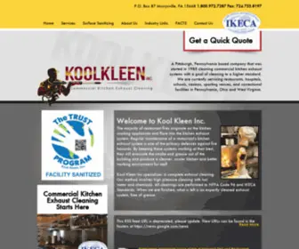 Koolkleen.com(Kool Kleen Inc) Screenshot
