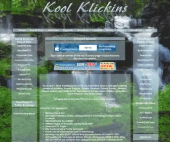 Koolklickins.com(Kool Klickins) Screenshot