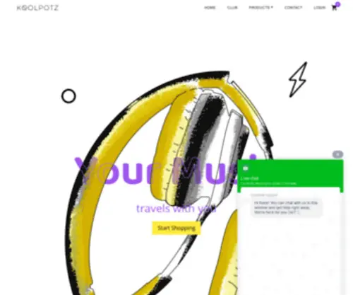 Koolpotz.com(Online Electronics Shop) Screenshot