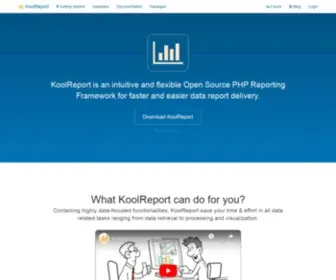 Koolreport.com(The Open Source PHP Reporting Framework) Screenshot