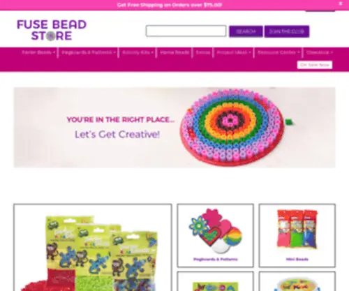 Koolstuff4Kids.com(Fuse Bead Store) Screenshot