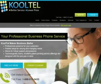 Kooltel.com(Voip Phones) Screenshot