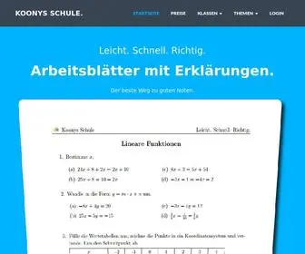 Koonys.de(Koonys Schule) Screenshot