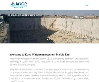 Koop-ME.com(Koop Water Management Middle East W.L.L) Screenshot