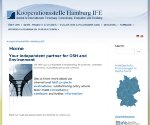 Kooperationsstelle-HH.de(Kooperationsstelle Hamburg IFE GmbH) Screenshot