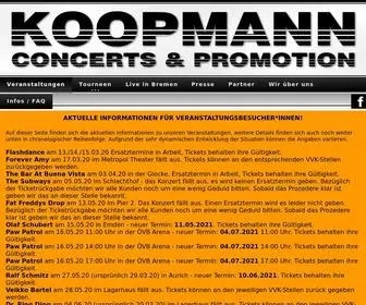 Koopmann-Concerts.de(Koopmann Concerts) Screenshot