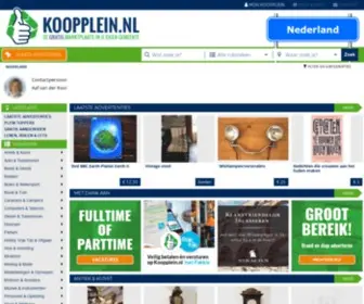 Koopplein.nl(De gratis marktplaats in je eigen gemeente) Screenshot
