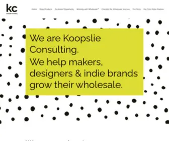 Koopslieconsulting.com(Wholesale Experts) Screenshot