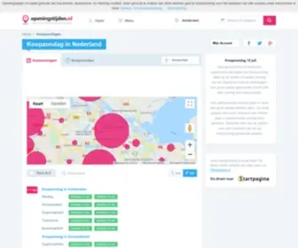 Koopzondag.nu(Alle koopzondagen in Nederland) Screenshot