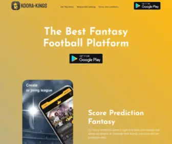 Koora-Kings.com(Koora Kings) Screenshot